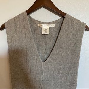 Max studios flowy sweater vest dress